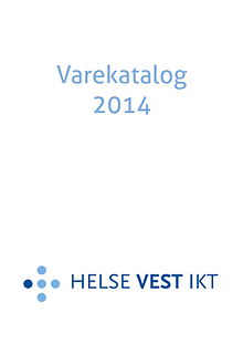 Varekatalog for Helse Vest IKT