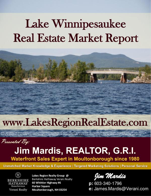 Lake Winnipesaukee Waterfront Market Report Vol 3