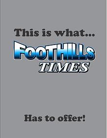 FOOTHILLS TIMES SEPTEMBER 2017