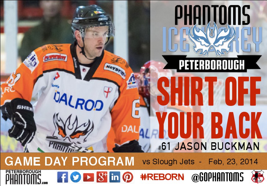 Peterborough Phantoms GAME DAY: 23/02/14 Slough Jets