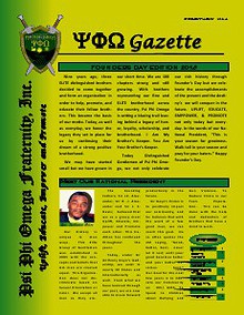 Psi Phi Omega Gazette