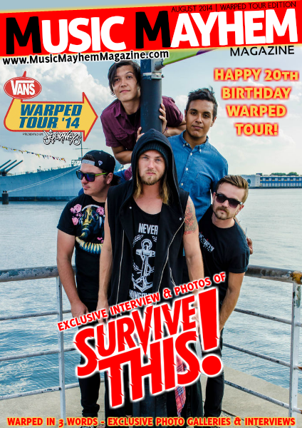 Music Mayhem Magazine August 2014 : ISSUE #6 (Warped Edition)