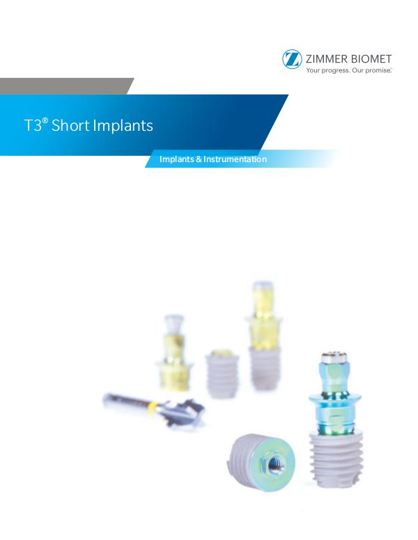 Unident Kirurgikatalog T3 Short Implant