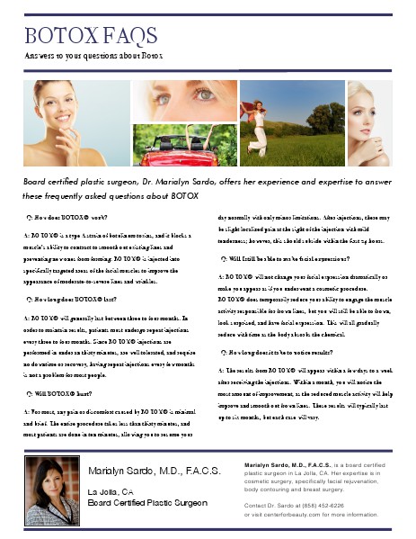 Botox FAQ 1