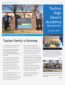 Taylion Newsletter February 2014