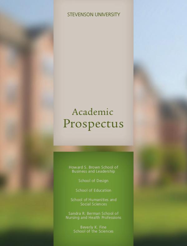 Schools Academic Prospectus