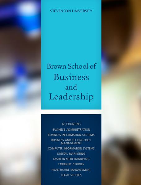 Schools Brown School of Business and Leadership