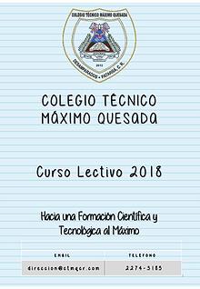 Calendario 2018 CTMQ