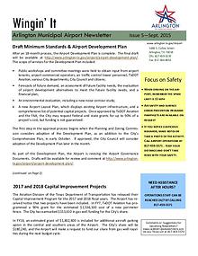 Wingin' It - Arlington Municipal Airport Newsletter