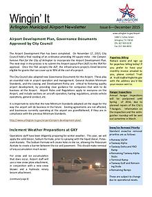 Wingin' It - Arlington Municipal Airport Newsletter