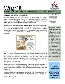 Wingin' It - Arlington Municipal Airport Newsletter