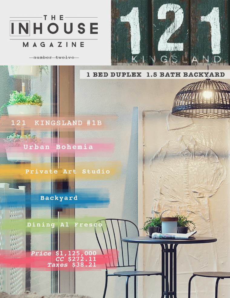 The InHouse Magazine #UrbanBohemian in Brooklyn  || 121 Kingsland