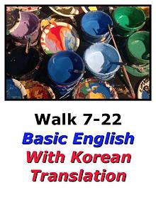 Learn English Here with Korean Translation-Walk 7