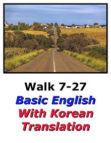 Learn English Here with Korean Translation-Walk 7