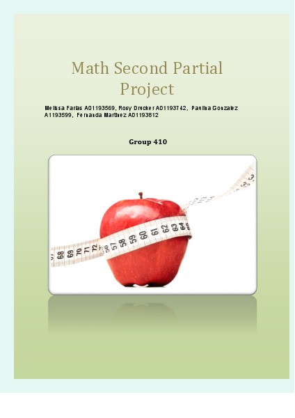 Math second partial project March 4, 2014