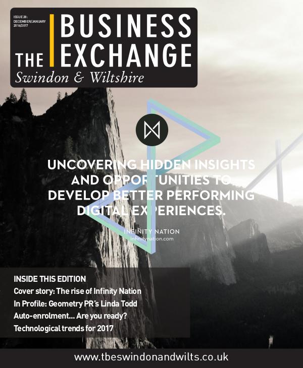 The Business Exchange Swindon & Wiltshire Edition 28: Dec/Jan 2016/17