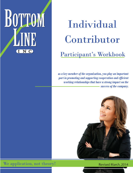 The Individual Contributor March 2014