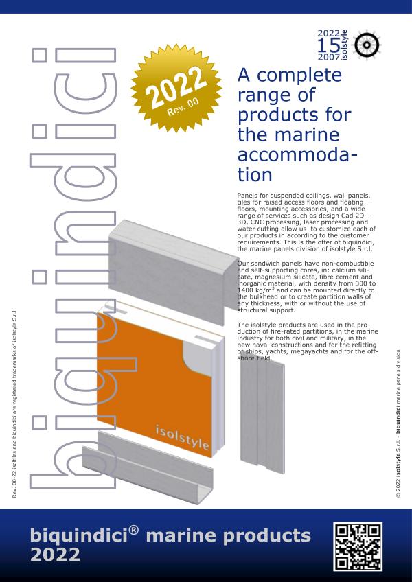 biquindici® marine products EN Rev. 00-22