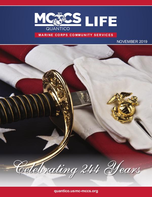 Quantico MCCS LIFE NOVEMBER 2019 MAGAZINE