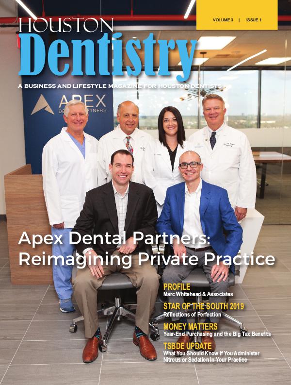 Houston Dentistry Volume 3 Issue 1 2018 HOUSTON ISSUE 1 DE