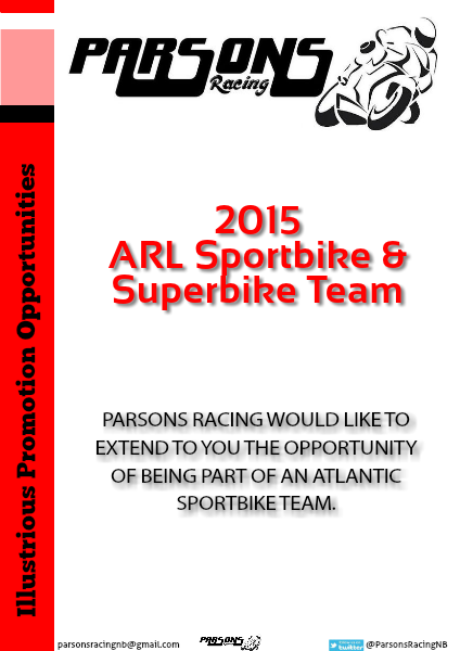 Parsons Racing Sponsorship 2015