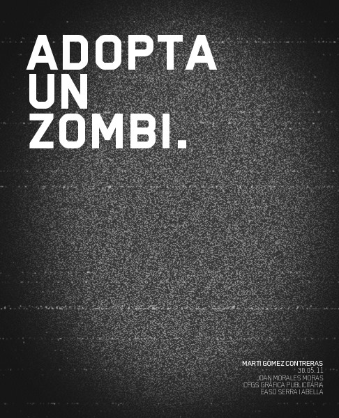 ADOPTA UN ZOMBI mayo 2012