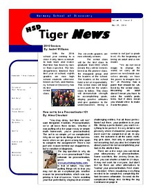 HSD Tiger News 2nd Edition