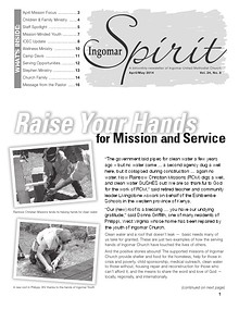 Ingomar Spirit Newsletter