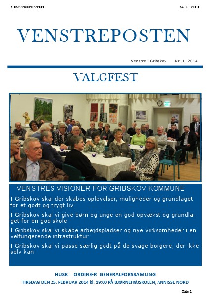 VebstrePosten Nr. 1 - 2014 JANUAR