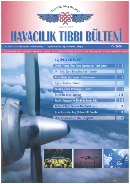 Havacılık Tıbbı Derneği - Bülten Sayı 1