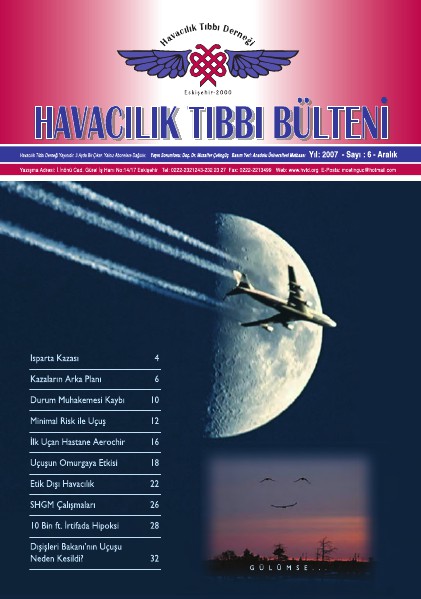 Havacılık Tıbbı Derneği - Bülten Sayı 6