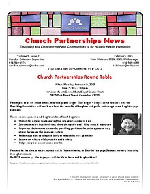 Church Partnership Newsletter