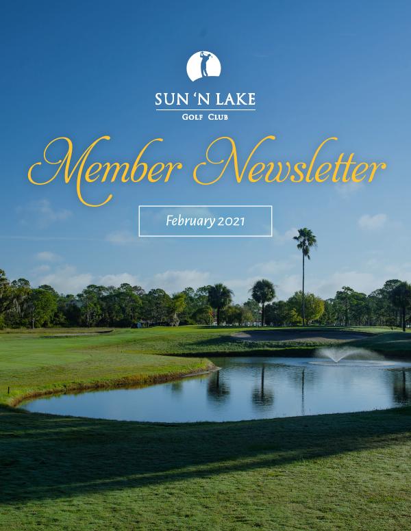 Sun N Lake February 21 Newsletter