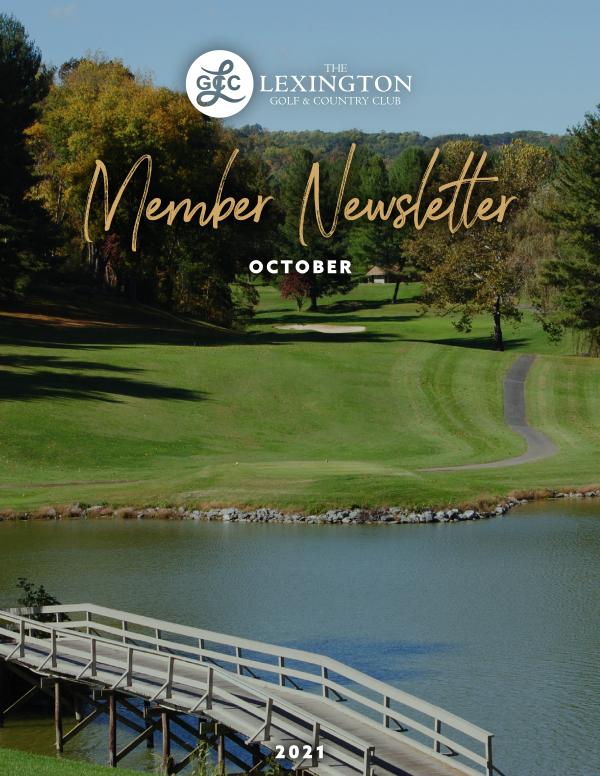 October 2021 Newsletter