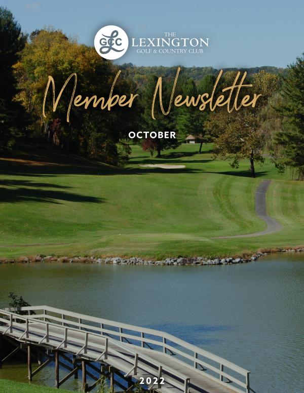 2022 October Newsletter 2022 October Newsletter