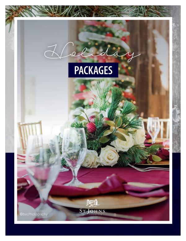 Holiday Packages - St. Johns Holiday Packages - St. Johns