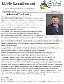 LCSD Excellence November 2019 Edition