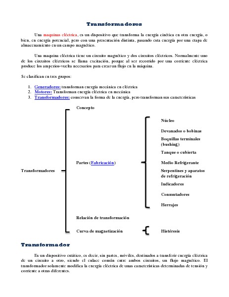 Transformadores 1 julio 2014