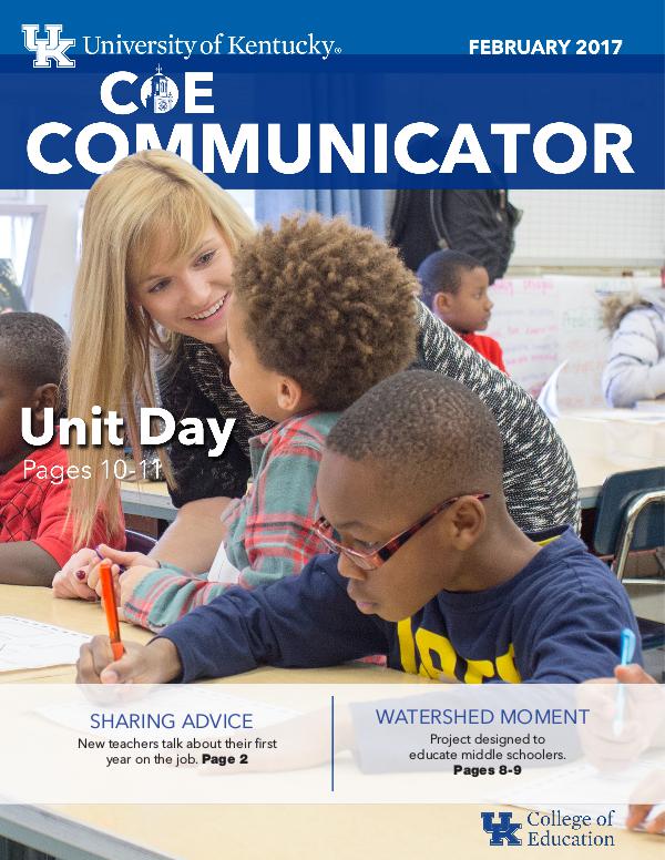 College of Education Communicator February 2017