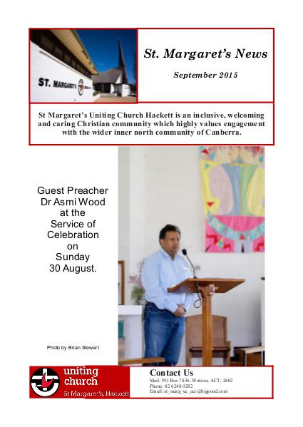 St Margaret's News September 2015