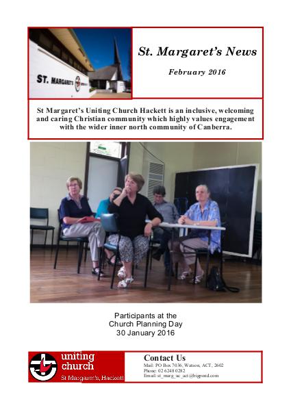 St Margaret's News February 2016