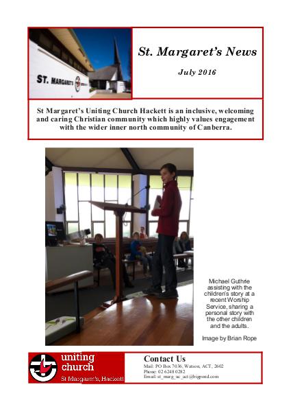 St Margaret's News July 2016