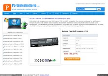 Batterie Pour Dell Inspiron 1720