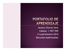 Portafolio de aprendizaje