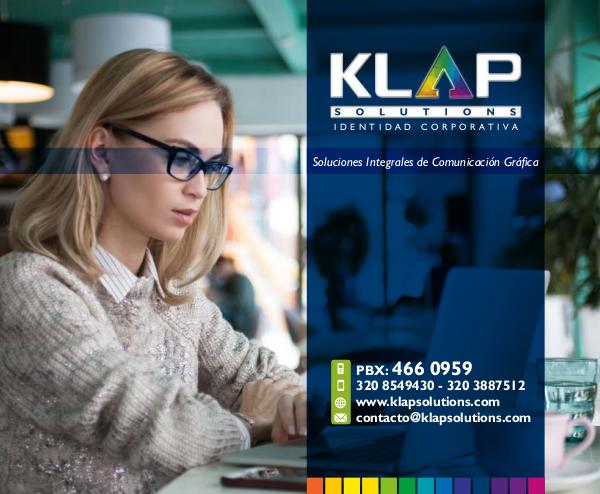 CATÁLOGO KLAP SOLUTIONS CATALOGO_KLAP