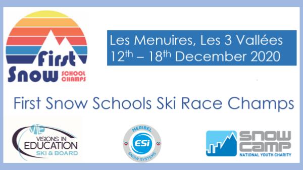 Visions First Snow Schools Ski Race Champs December 2020