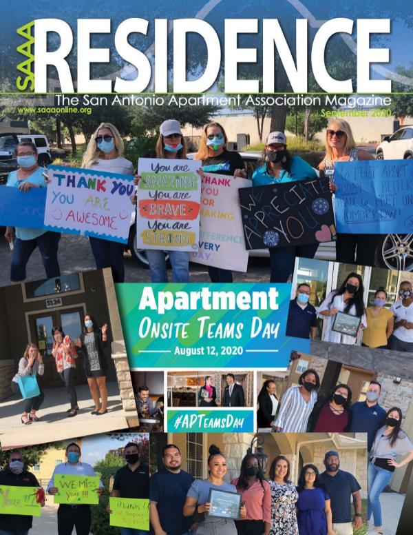 SAAA SEPTEMBER 2020 RESIDENCE MAGAZINE