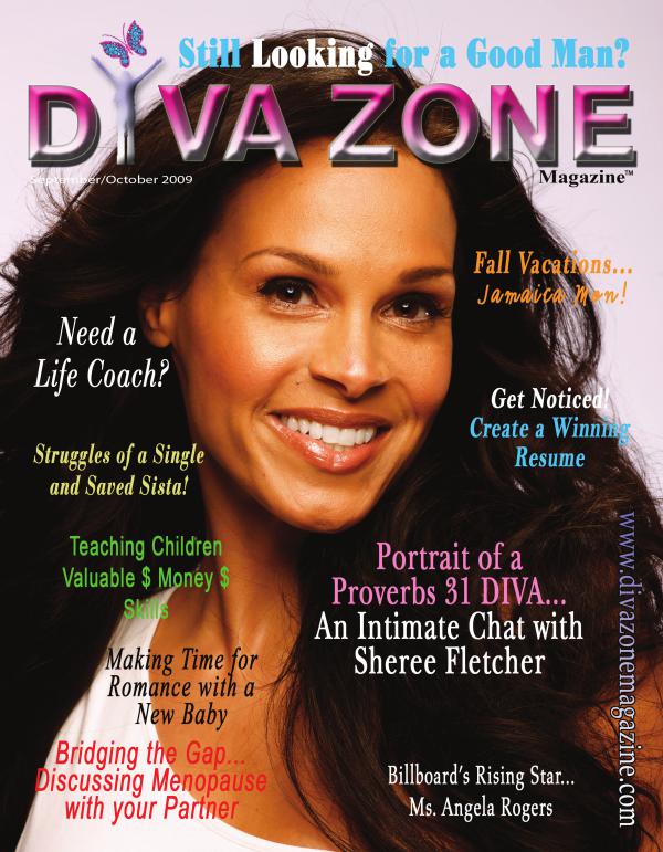 DIVA SWAGGER ISSUE - Sheree Fletcher Cover - Septe