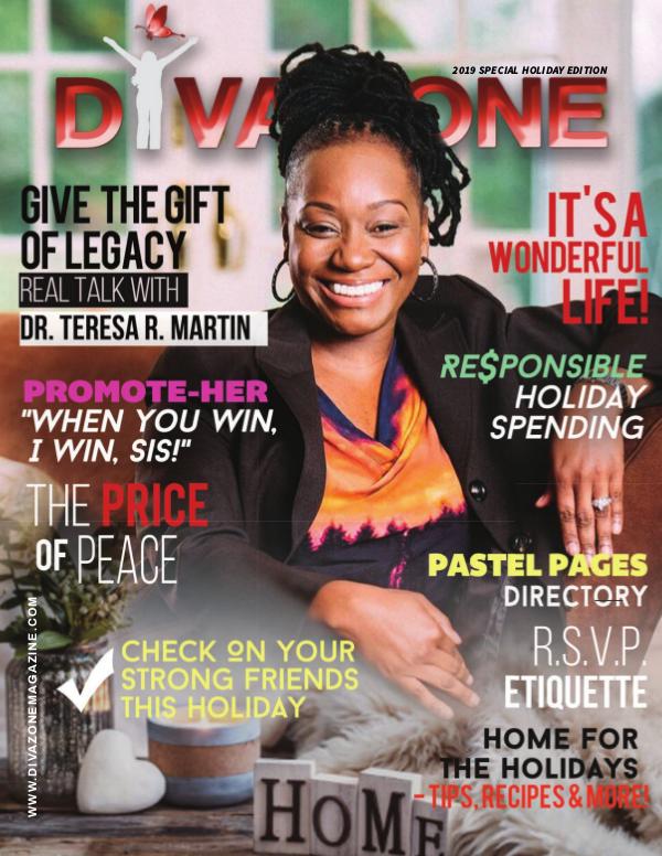 Diva Zone ™ Magazine 2019 Holiday Issue - The DIVA Zone Magazine