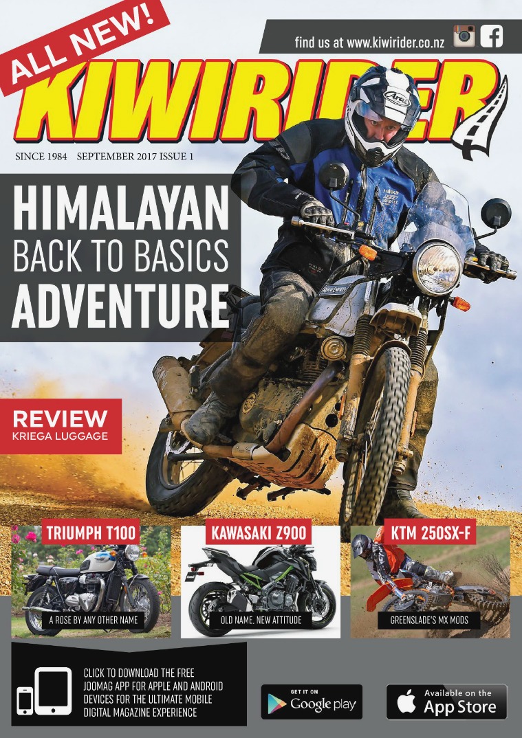 KIWI RIDER SEPTEMBER 2017 VOL.1